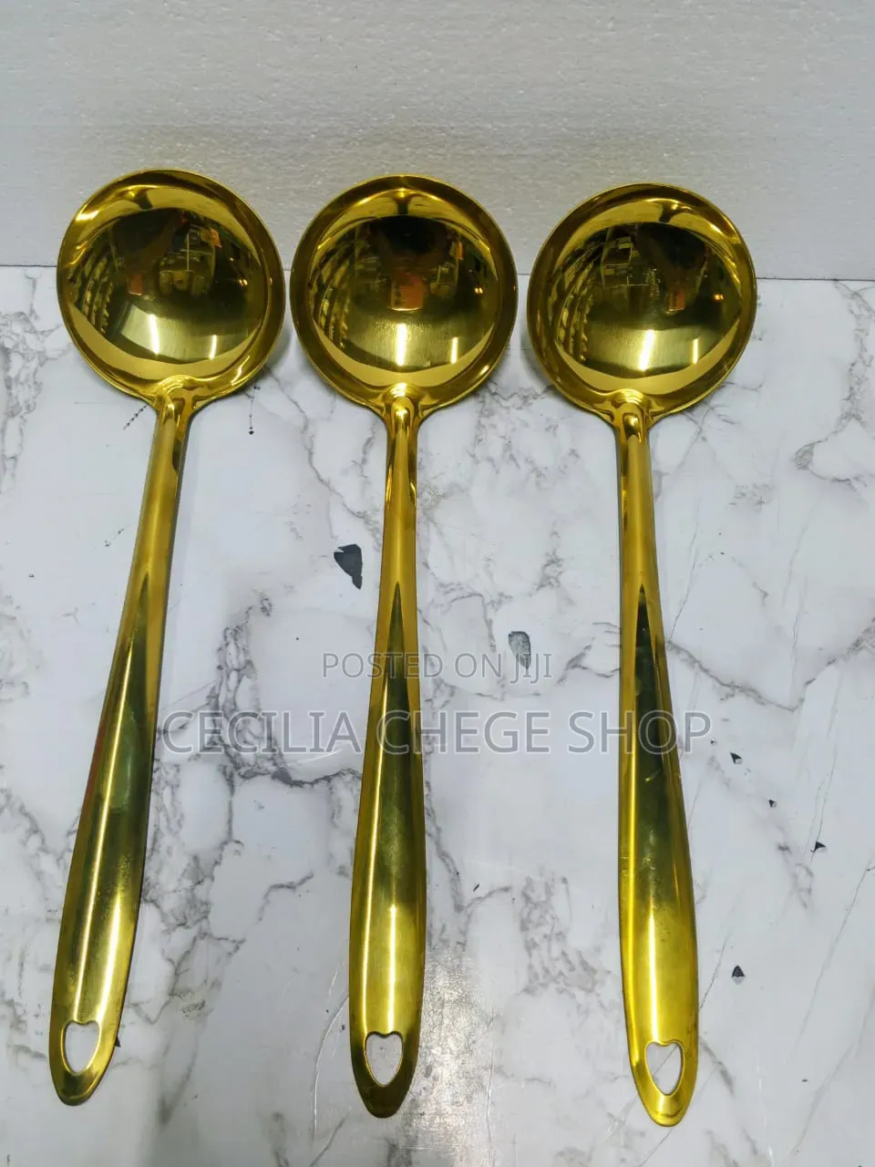 Gold Serving Spoons