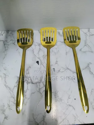 Gold Serving Spoons