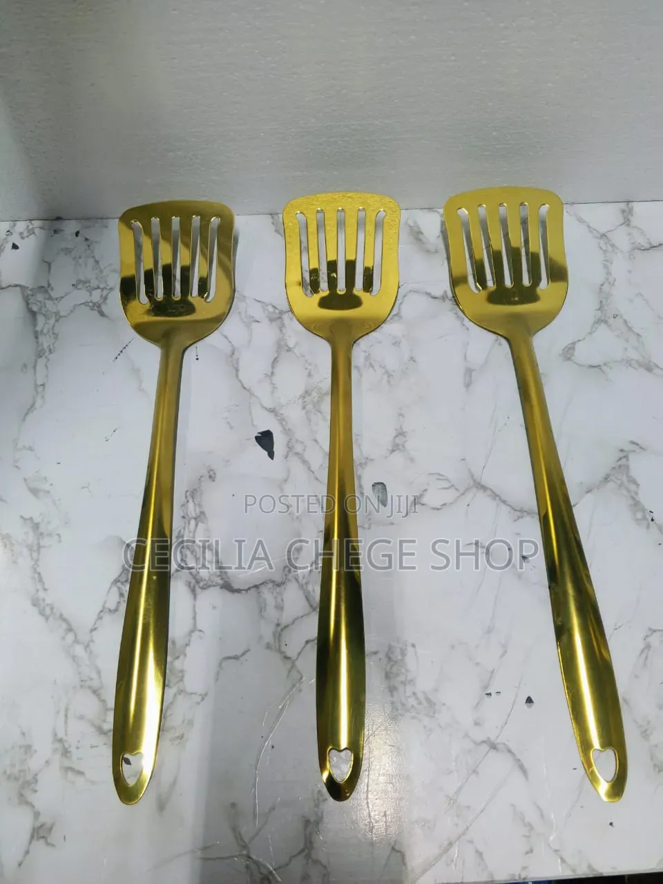 Gold Serving Spoons