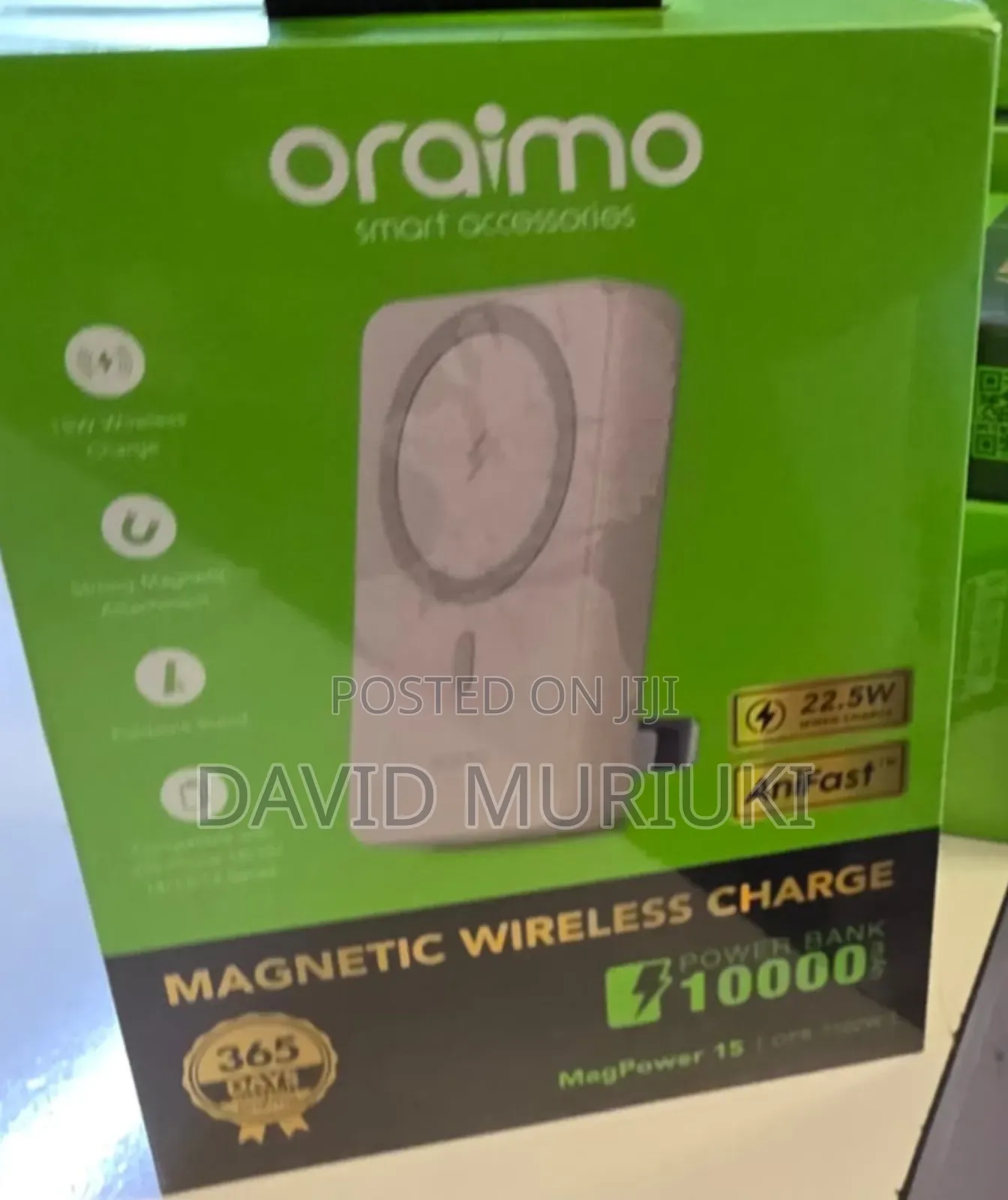 Oraimo Powerbank 10000mah Magpower 15 (Opb 7102w)