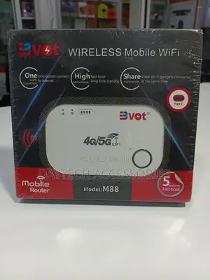 Bvot M88 4g/5g Wireless Mobile Wifi Router With a Type-C Port.