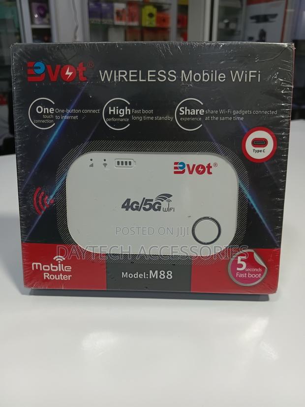 Bvot M88 4g/5g Wireless Mobile Wifi Router With a Type-C Port.