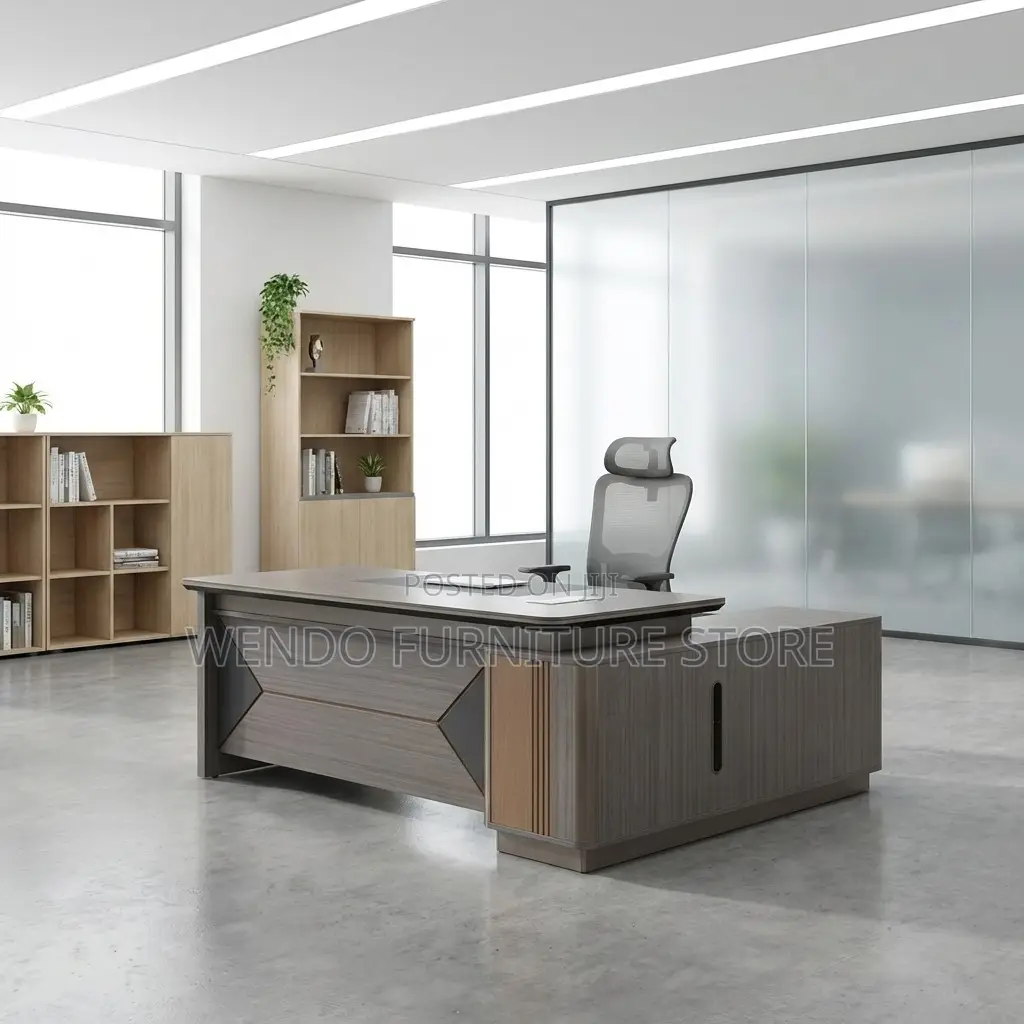 Office Desk; 1.8m Meters Executive Wooden Henkeey Office Desk