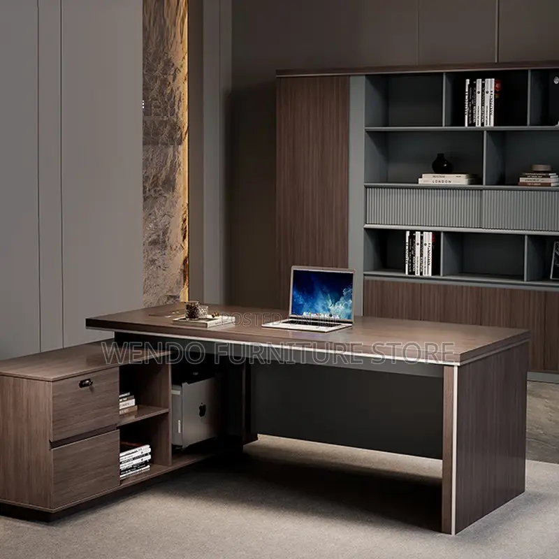 Office Desk; 1.8m Meters Executive Wooden Henkeey Office Desk