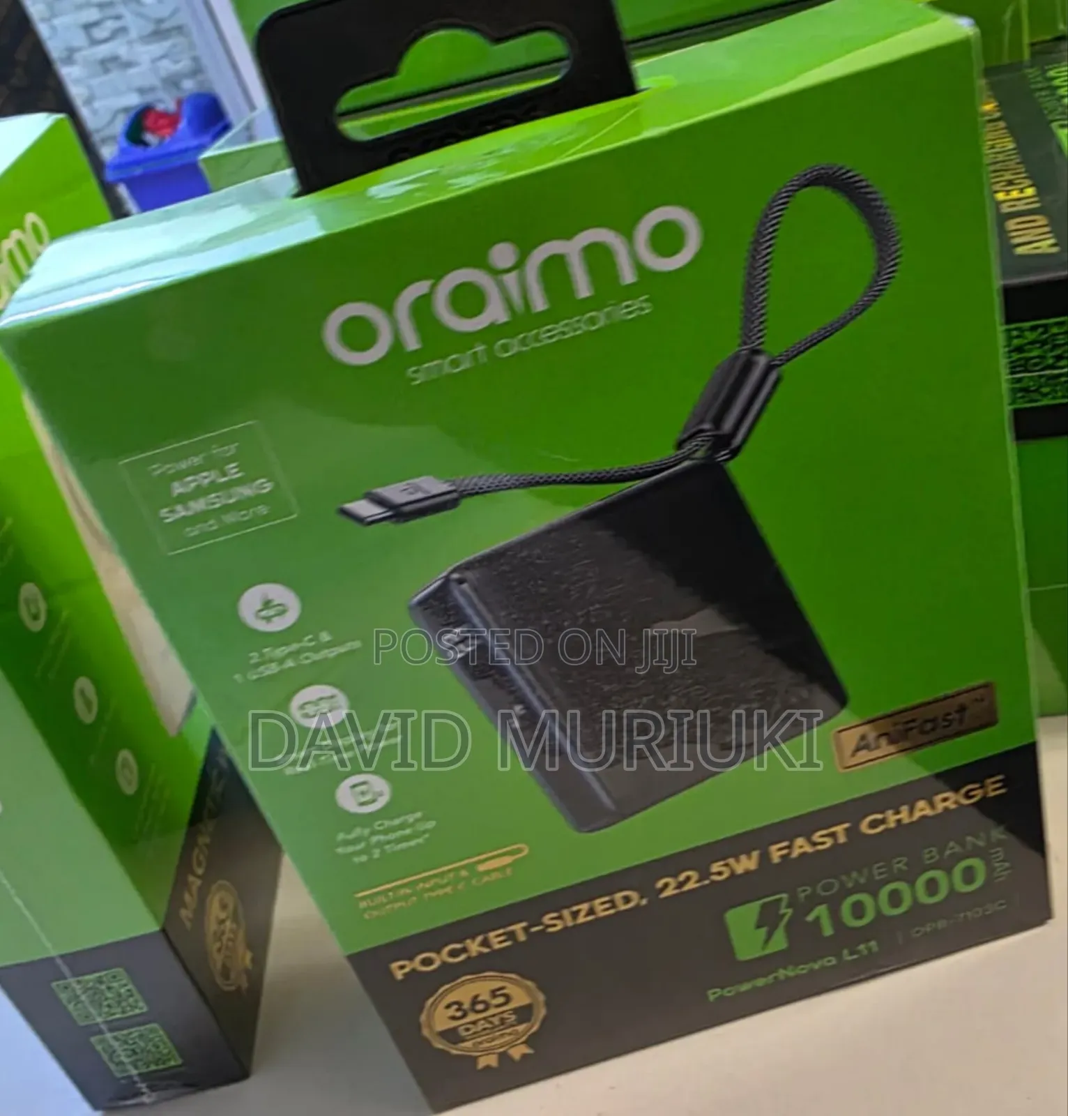Oraimo Powerbank 10000mah Magpower 15 (Opb 7102w).