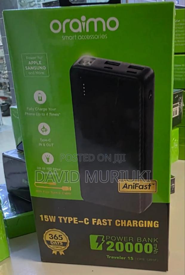 Oraimo Powerbank 20000mah 15watts Traveler 15 (Opb 1201p)