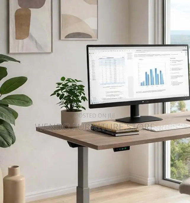 Office Desk; 1.2 Meters Advanced Monitized Adjustable Desk