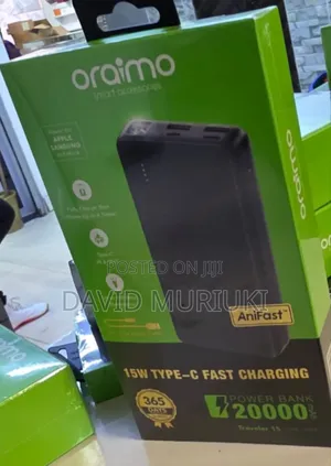 Oraimo Powerbank 20000mah 15watts Traveler 15 (Opb 1201p).