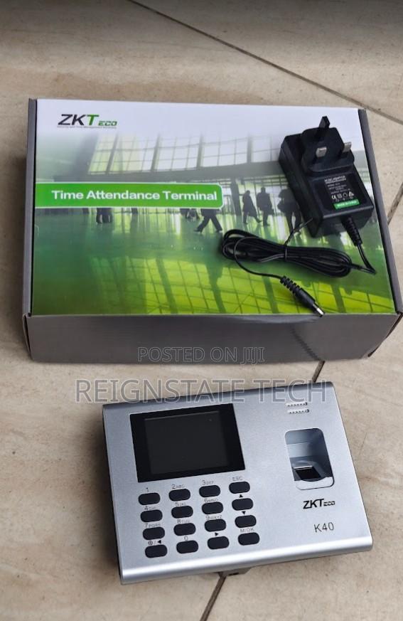 Biometric Time Attendance - main view