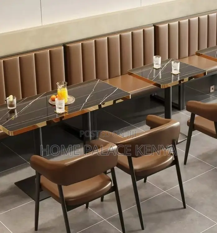Dining Chair: Classic Restaurant Bar Chair With Pu Leather Seat