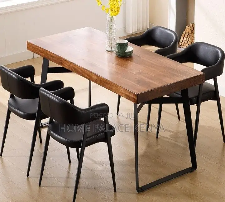 Dining Chair: Classic Restaurant Bar Chair With Pu Leather Seat