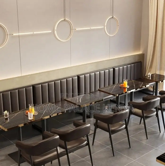 Dining Chair: Classic Restaurant Bar Chair With Pu Leather Seat