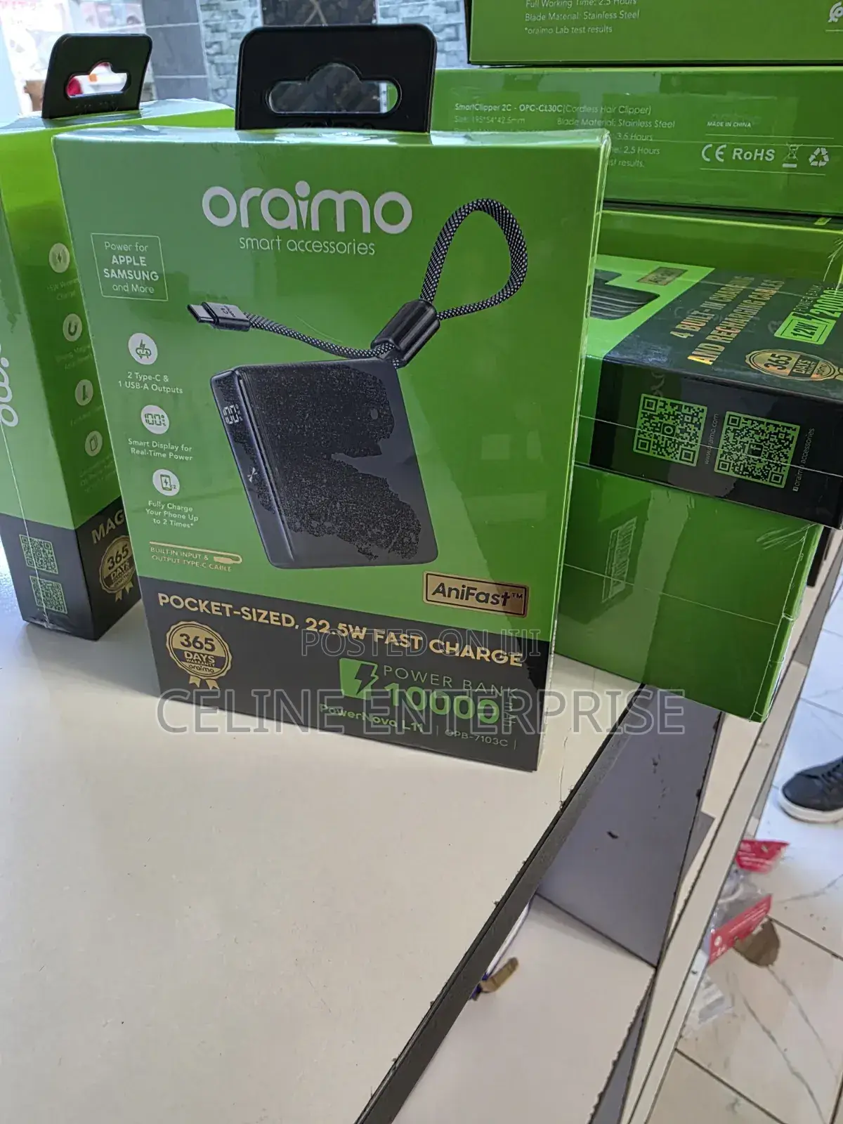 Oraimo Powerbank 10000mah Powernova L11