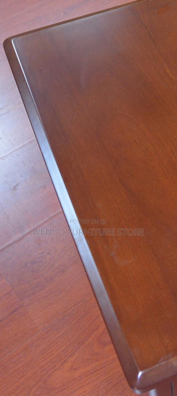 Coffee Table; Wooden Mahogany Executive Square Coffee Table - thumbnail 5