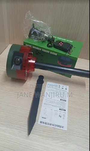 New Solar Rechargeable Motion Sensor Alarm
