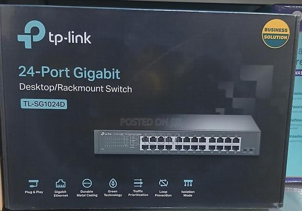 Tp- Link Tl-Sg1024d | 24-Port Gigabit Desktop/Rackmount Switch