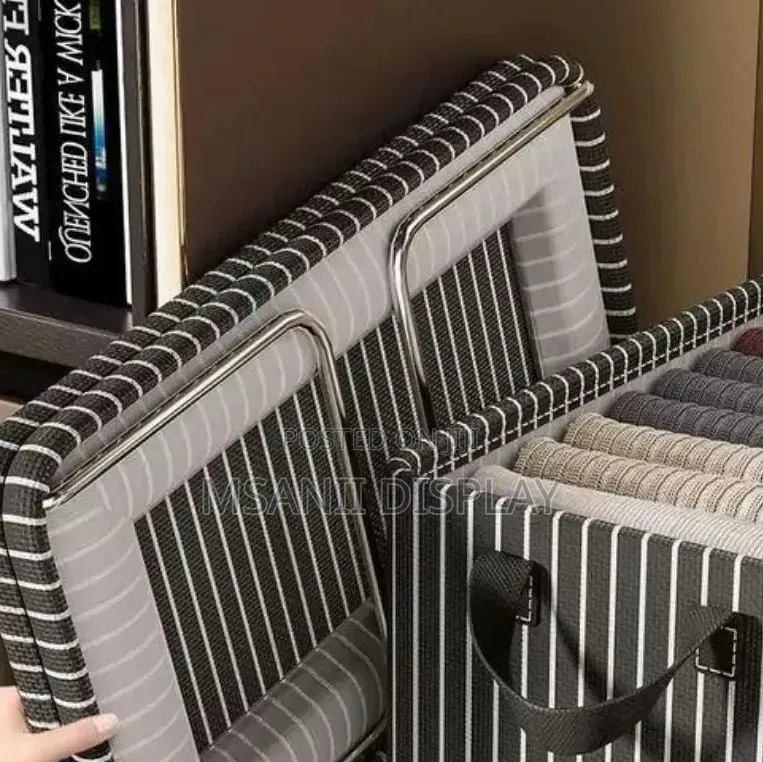 Stripped Checked Organizer