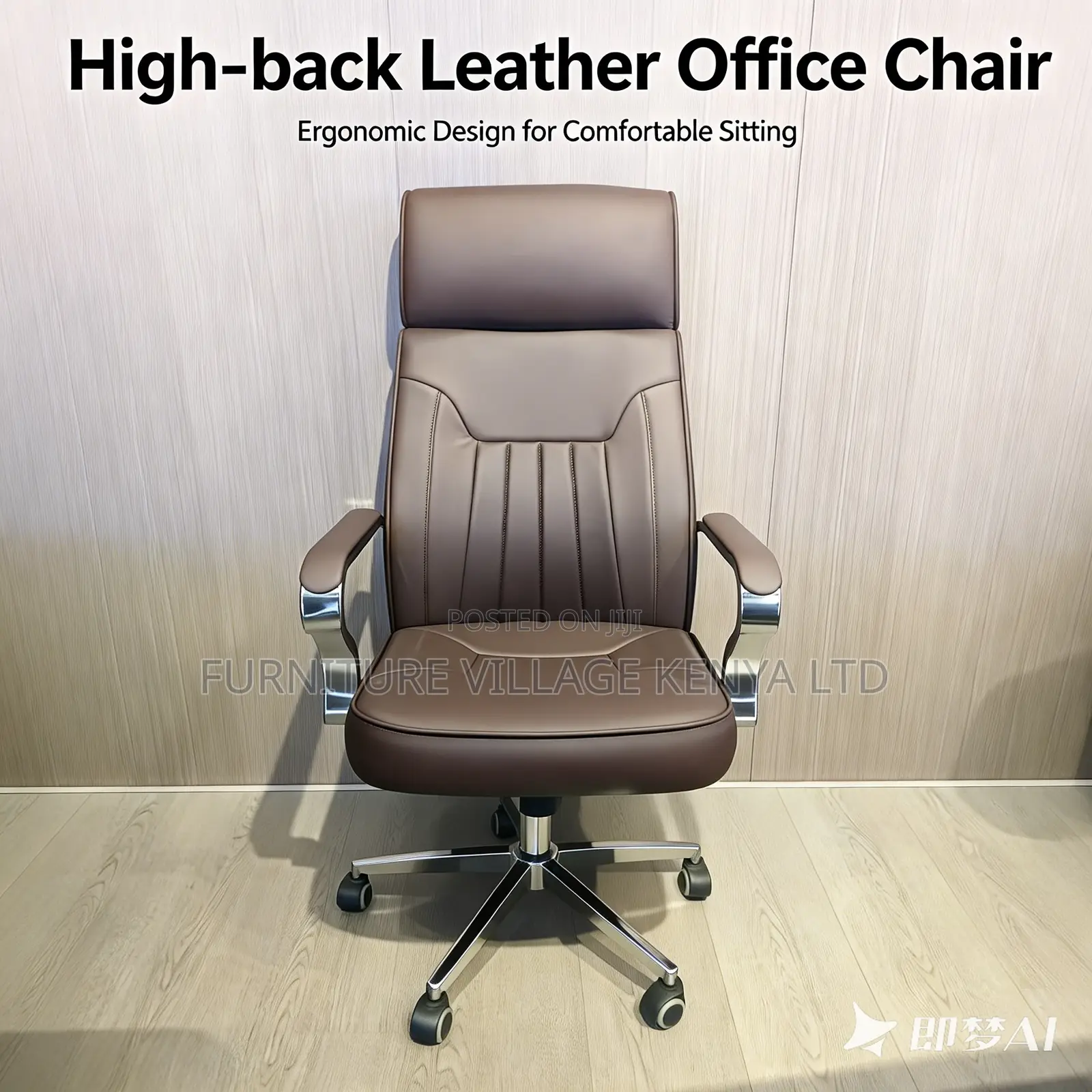 Upholstered Armrests Modern Office Boss Chair