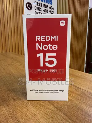 New Xiaomi Redmi Note 15 Pro+ 256 GB Black