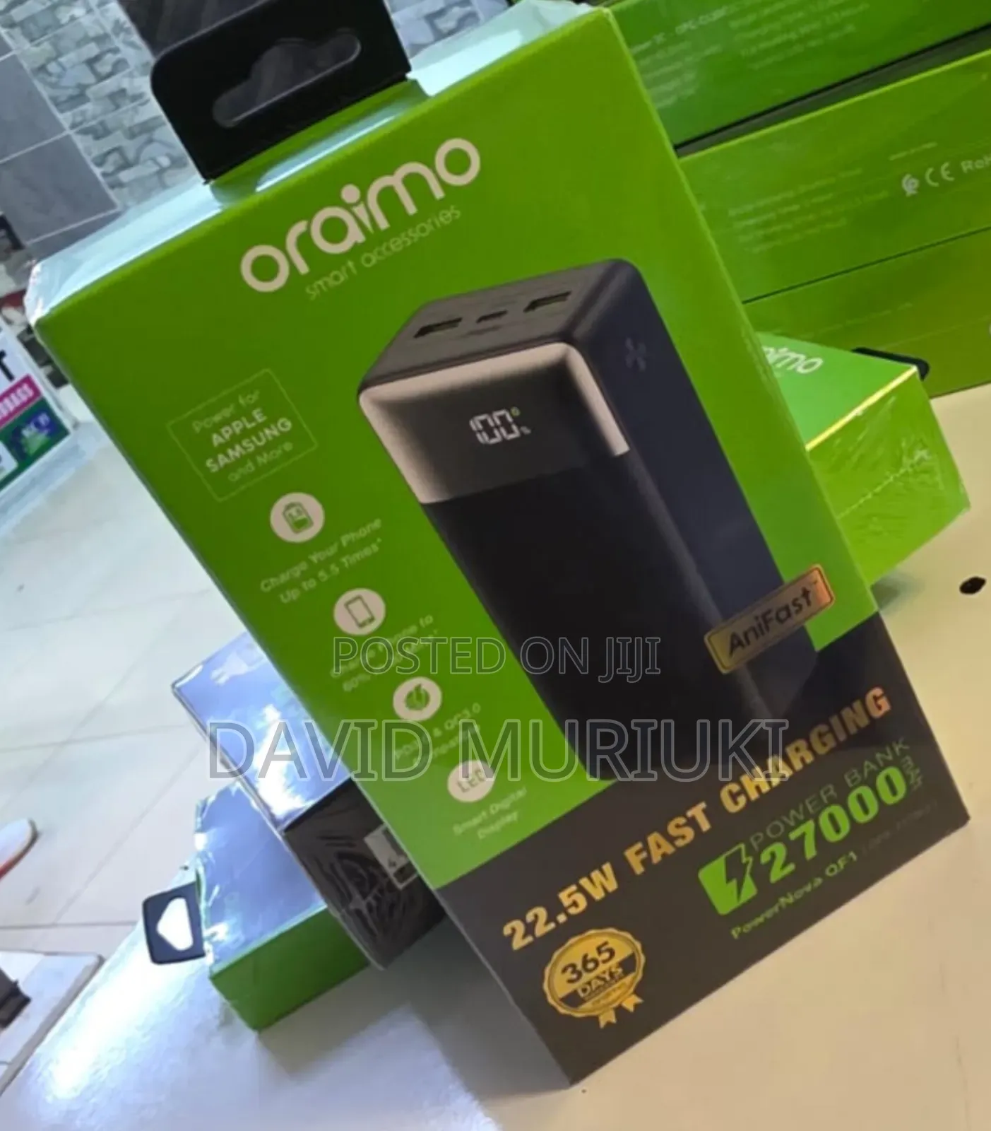 Oraimo Powerbank 27000mah Powernova Qf1 (Opb 727q)