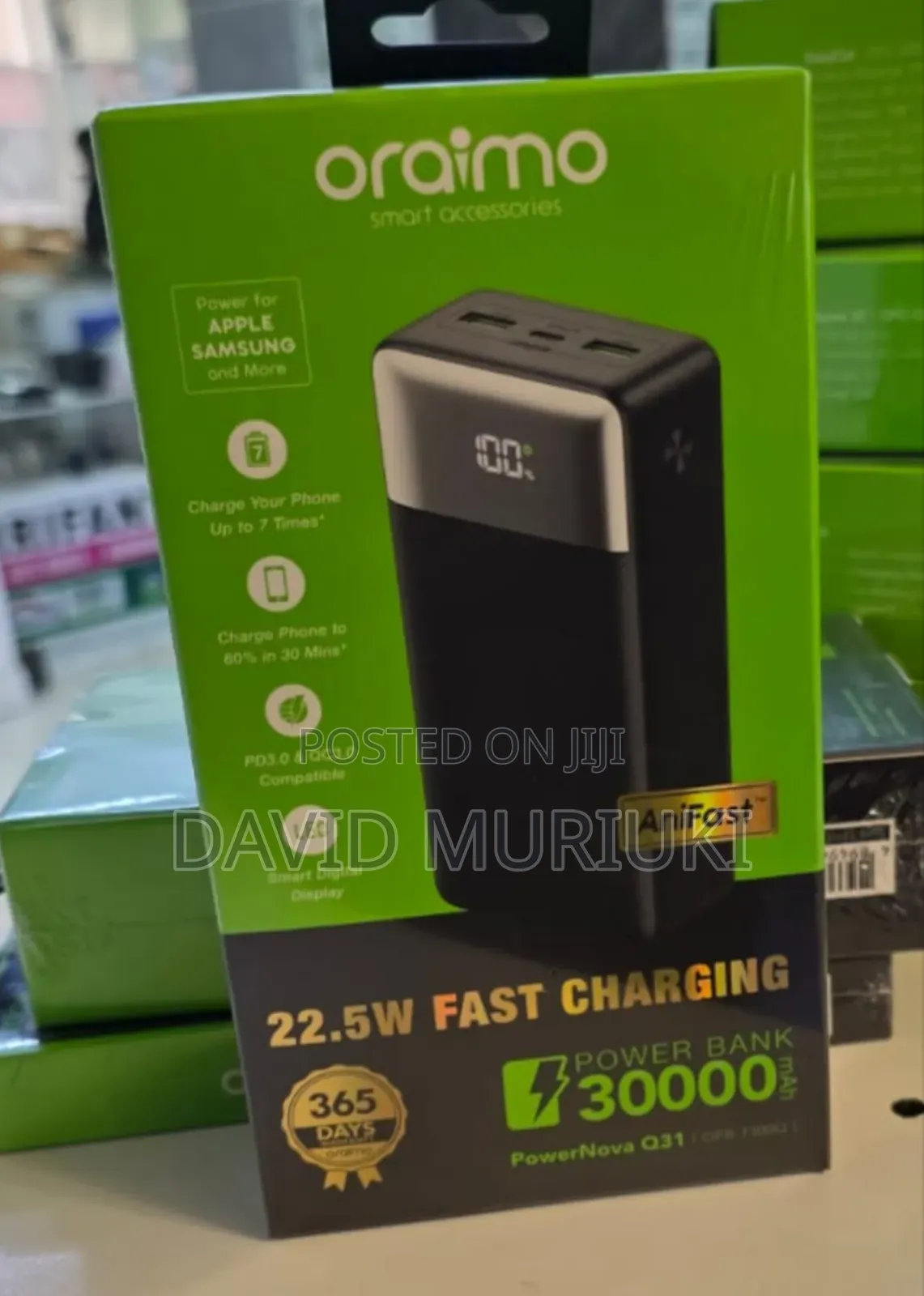 Oraimo Powerbank 30000mah Powernova Opb 7300q