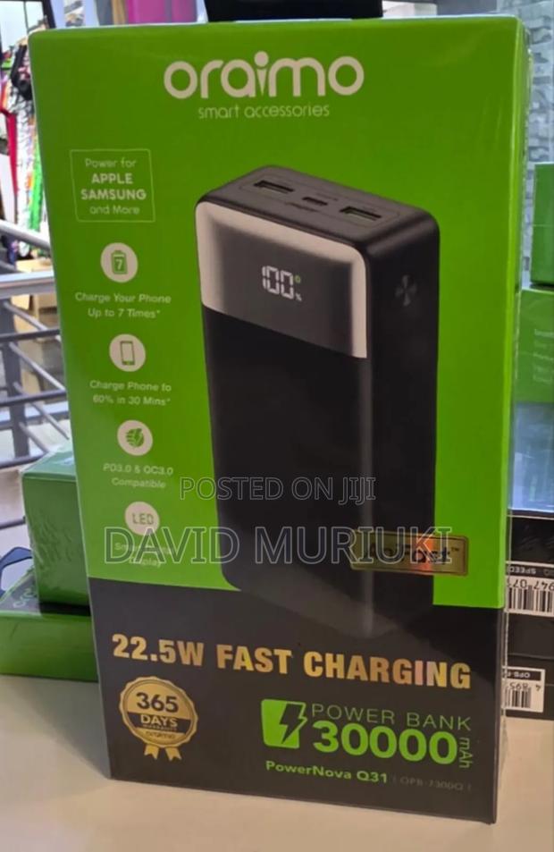 Oraimo Powerbank 30000mah Powernova Opb 7300q.