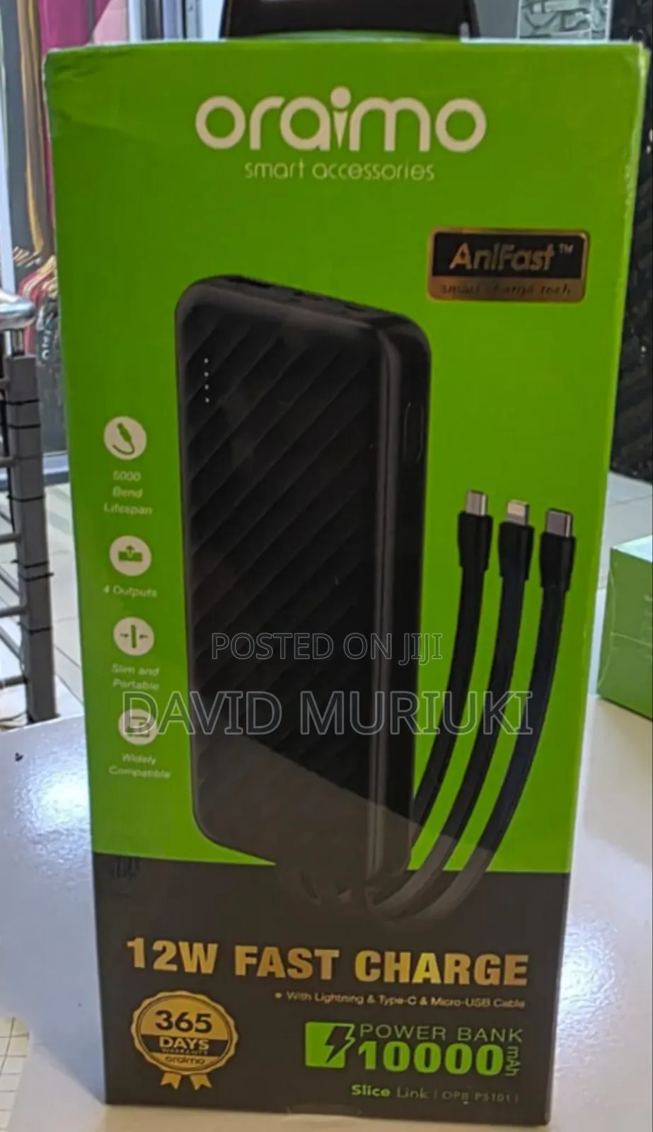 Oraimo Powerbank 10000mah Slice Link (Opb P5101)