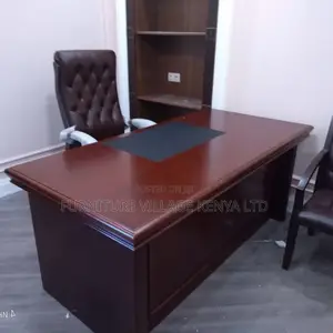 1800mm Mahogany Executive L-Corner Table
