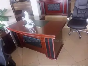 1800mm Mahogany Executive L-Corner Table
