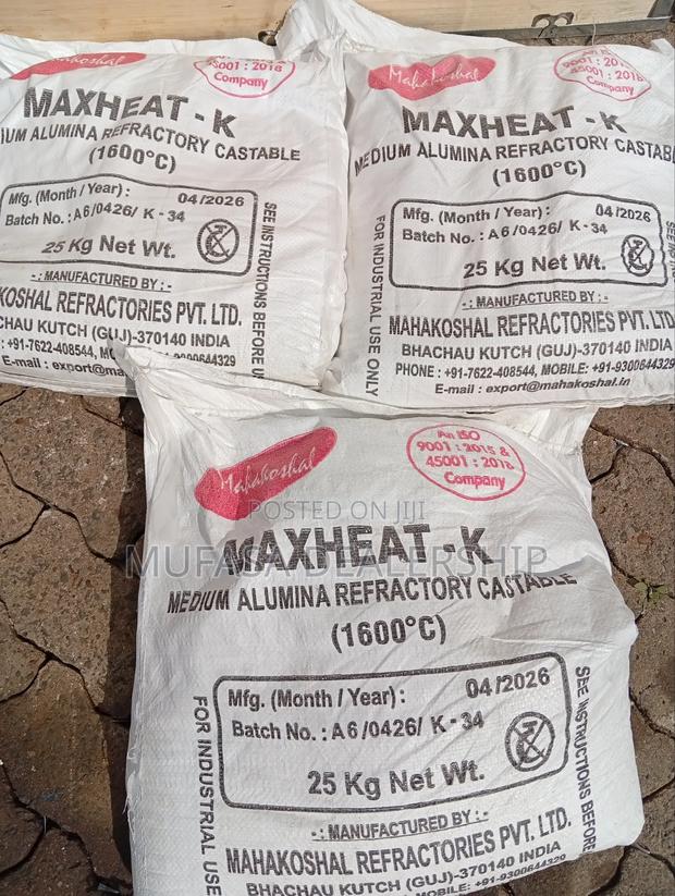 1600° Medium Refractory Cement for Fire Place