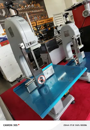 Commercial Meat Band Saw for Cutting Bones, Frozen Meat Fish