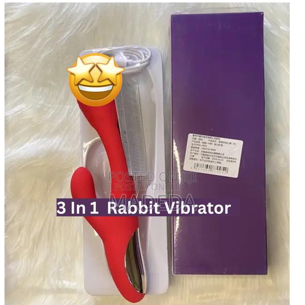 3 in 1 Rabbit Vibrator Gspot,Clitoris Vagina Stimulator