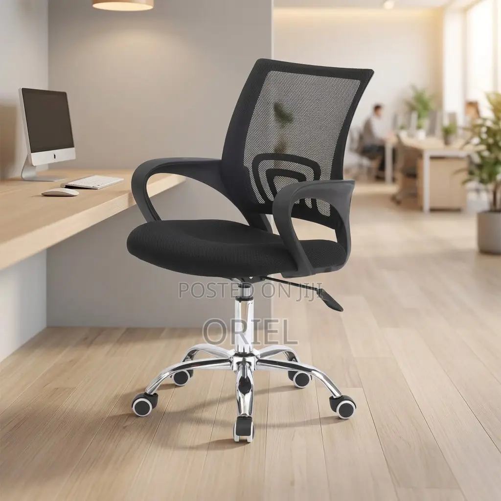 Office Chair Adjustable Swivel Mesh Mid-back Office Chair
