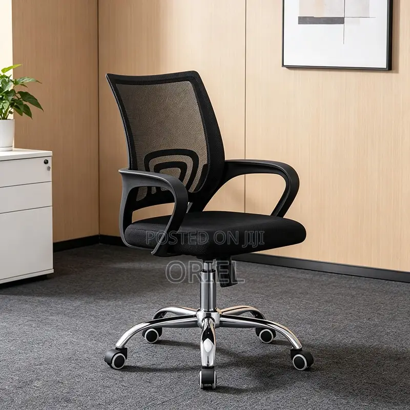 Office Chair Adjustable Swivel Mesh Mid-back Office Chair