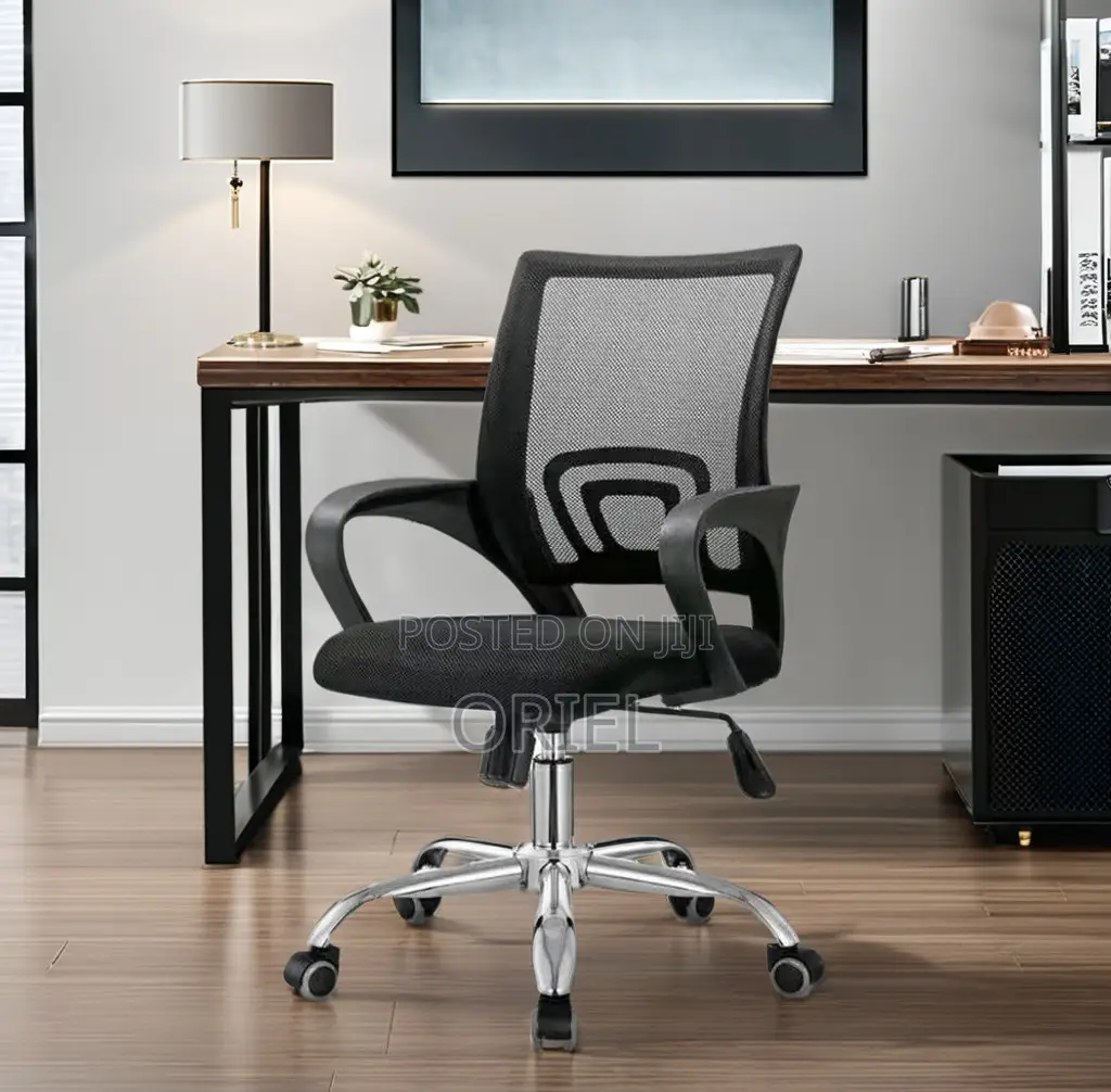 Office Chair Adjustable Swivel Mesh Mid-back Office Chair