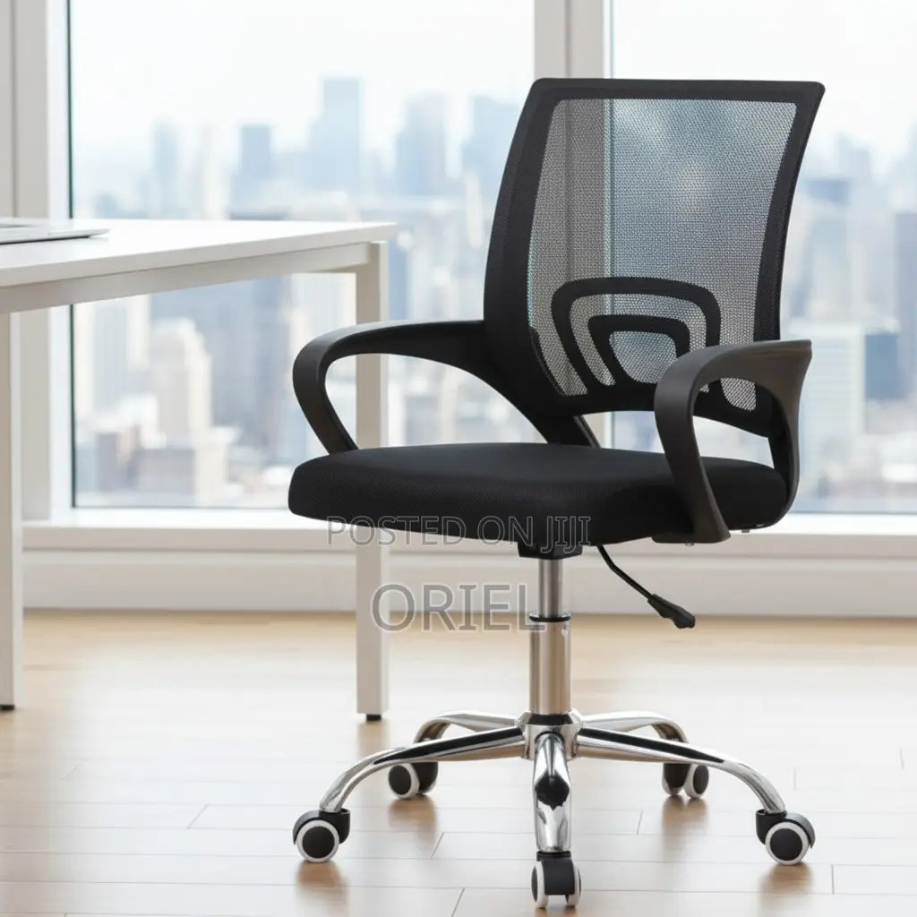 Office Chair Adjustable Swivel Mesh Mid-back Office Chair