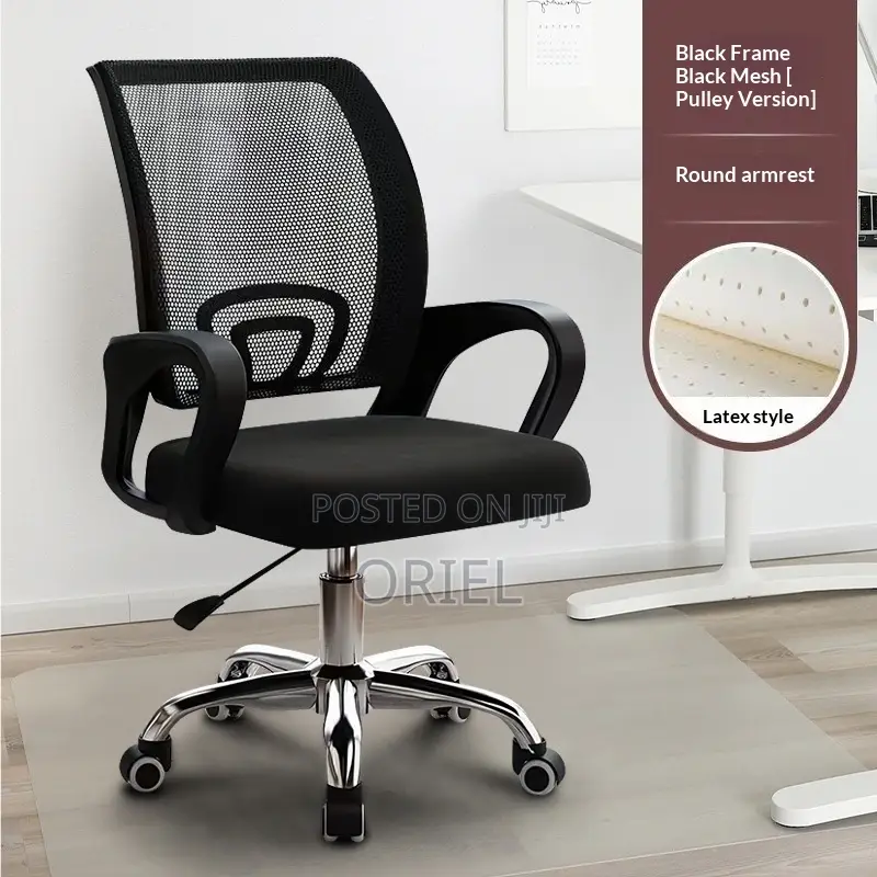 Office Chair Adjustable Swivel Mesh Mid-back Office Chair