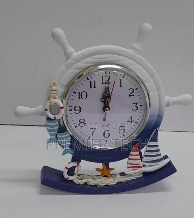 Wooden Photo Frame Swing Clock Ornament - thumbnail 2