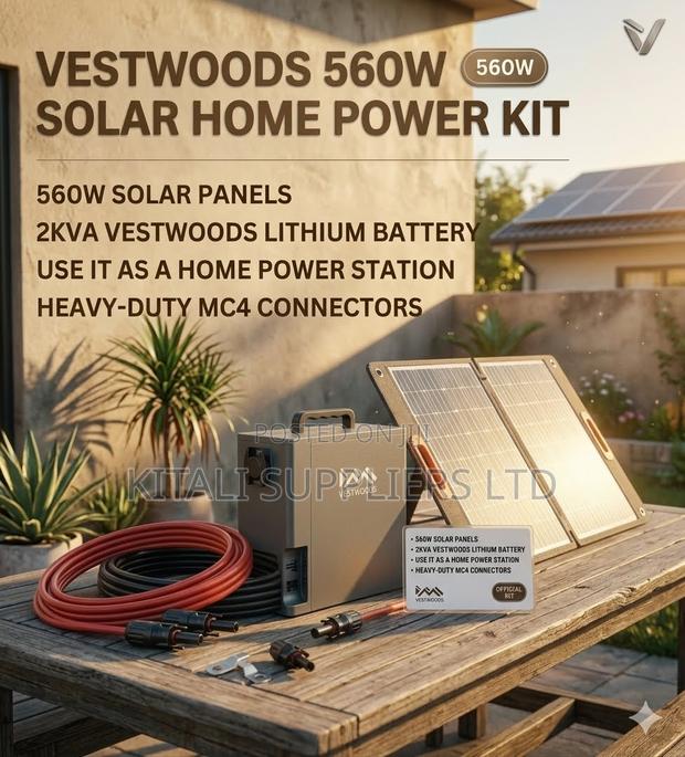 Vestwoods 2kva With 560w Full Solar Kit - main view