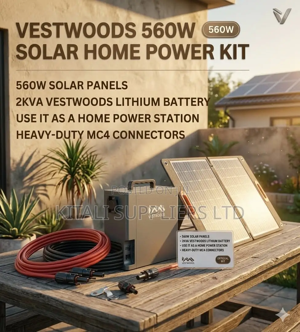 Vestwoods 2kva With 560w Full Solar Kit