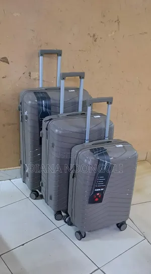 Unbreakable Rubber Suitcase Pp 3-in-1 Suitcase Set* Beautiful Colours