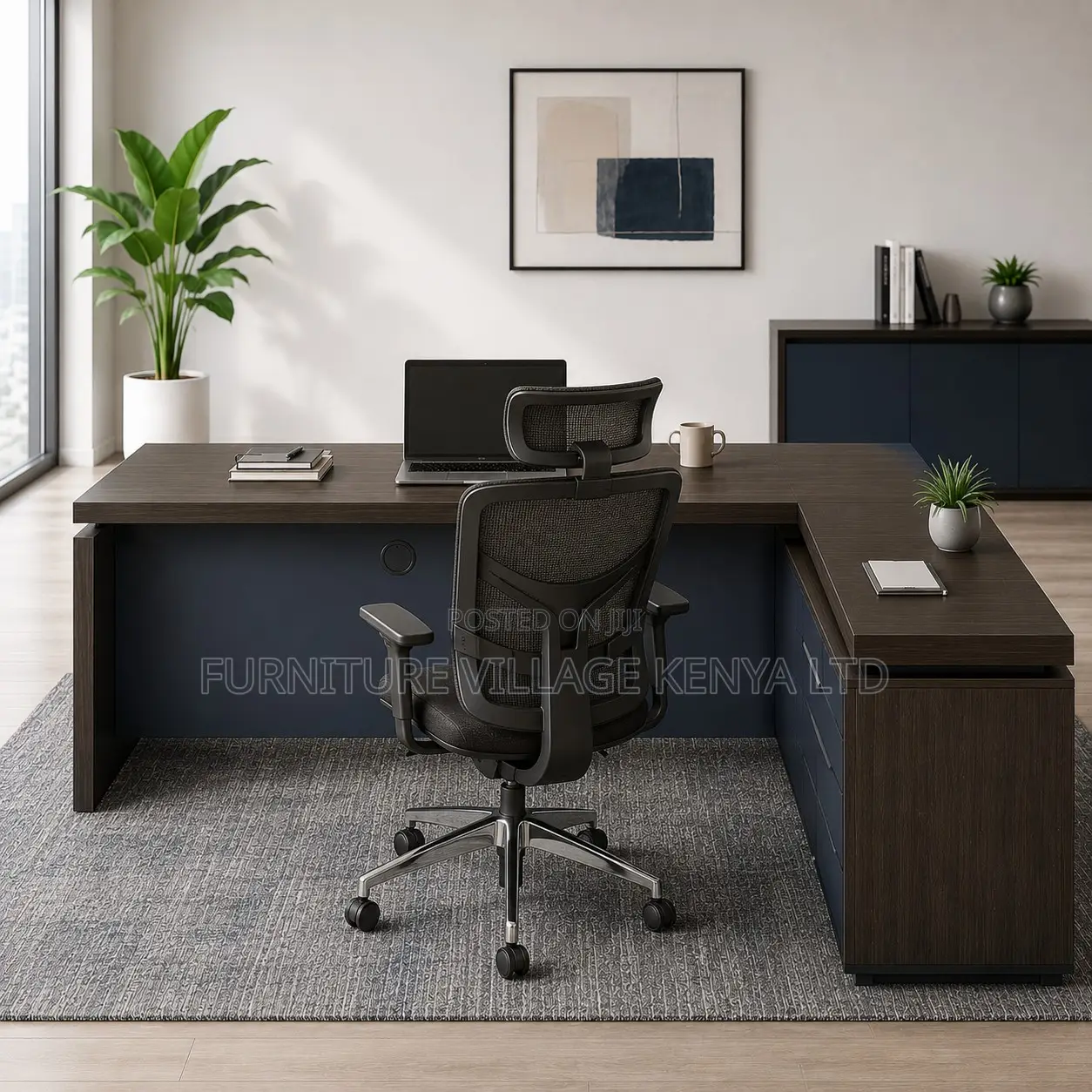 1.8m Imported Wooden Executive Corner Desk