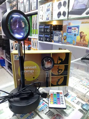 RGB Sunset Projection Lamp Remote Control Mood Light