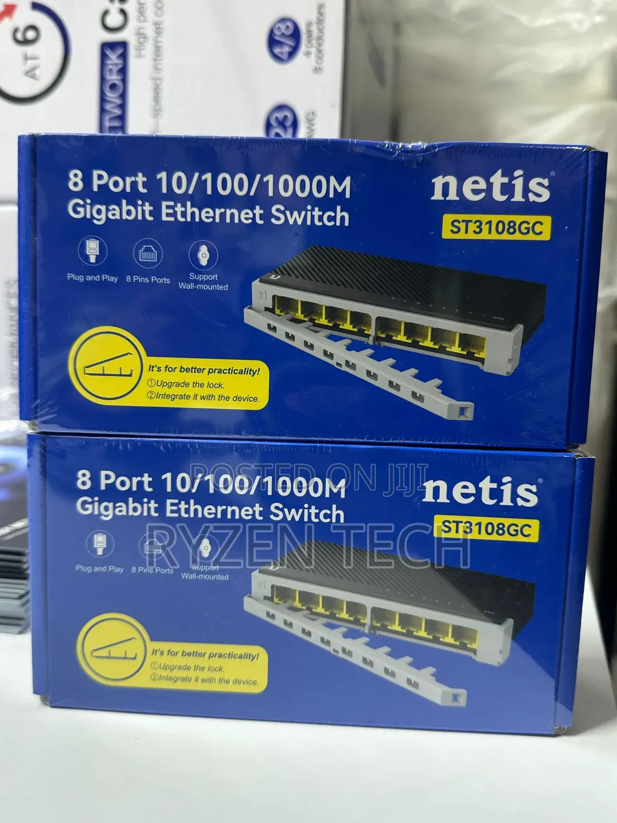 Netis 8 Port Gigabit Switch St3108gd