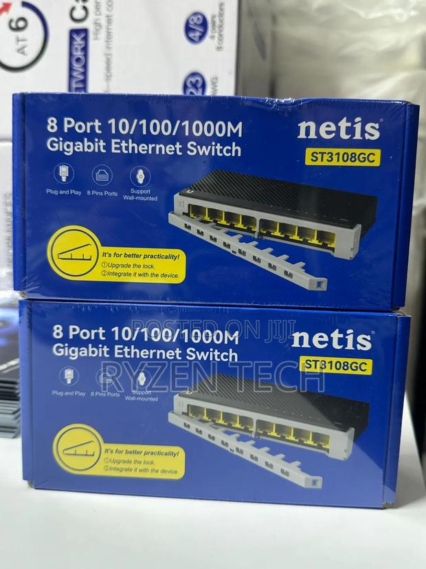 Netis 8 Port Gigabit Switch St3108gd