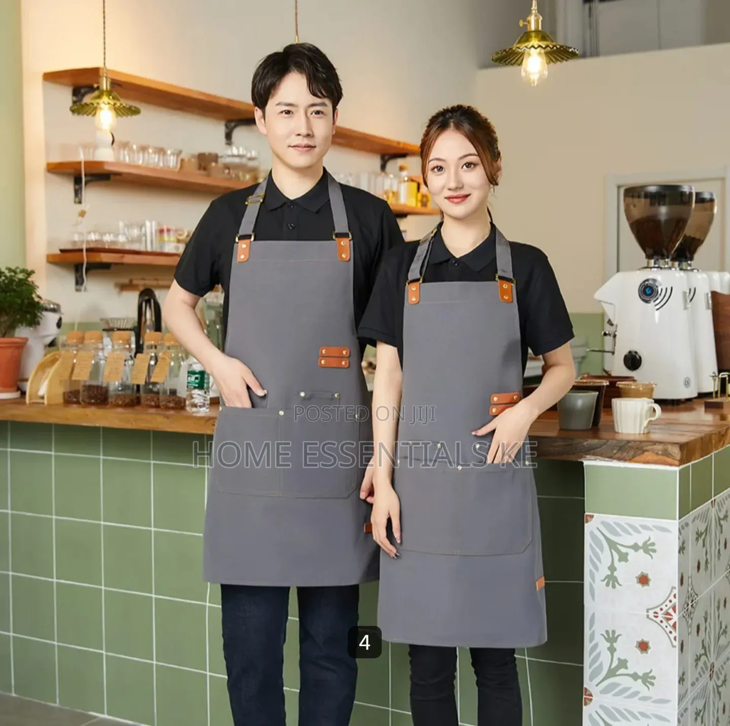 Premium Quality Aprons With Leather Straps