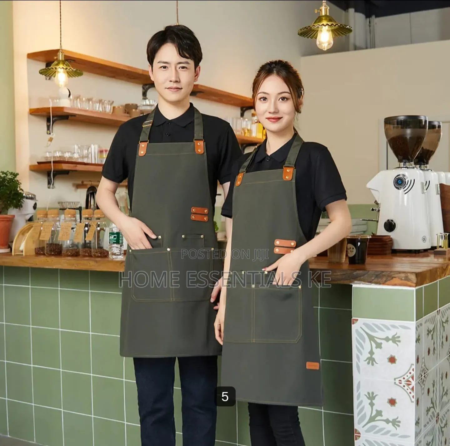 Premium Quality Aprons With Leather Straps