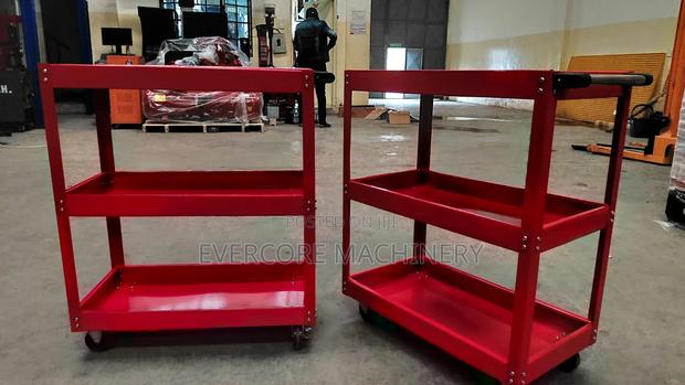 Empty 3 Drawers Toolbox Trolley Non Lockable
