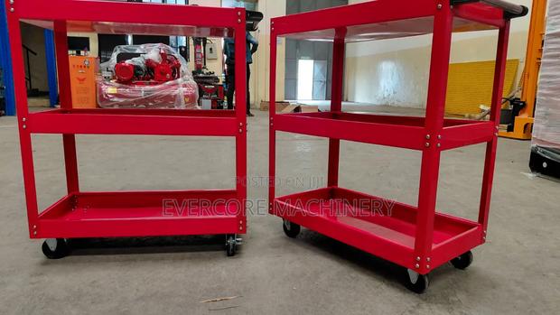 Empty 3 Drawers Toolbox Trolley Non Lockable - thumbnail 2