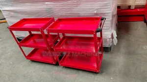 Empty 3 Drawers Toolbox Trolley Non Lockable